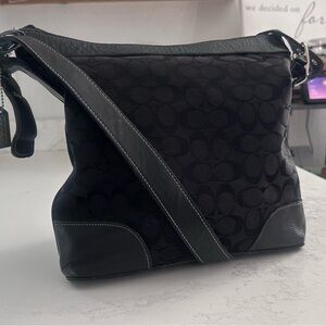 Coach Black Signature Crossbody Bag